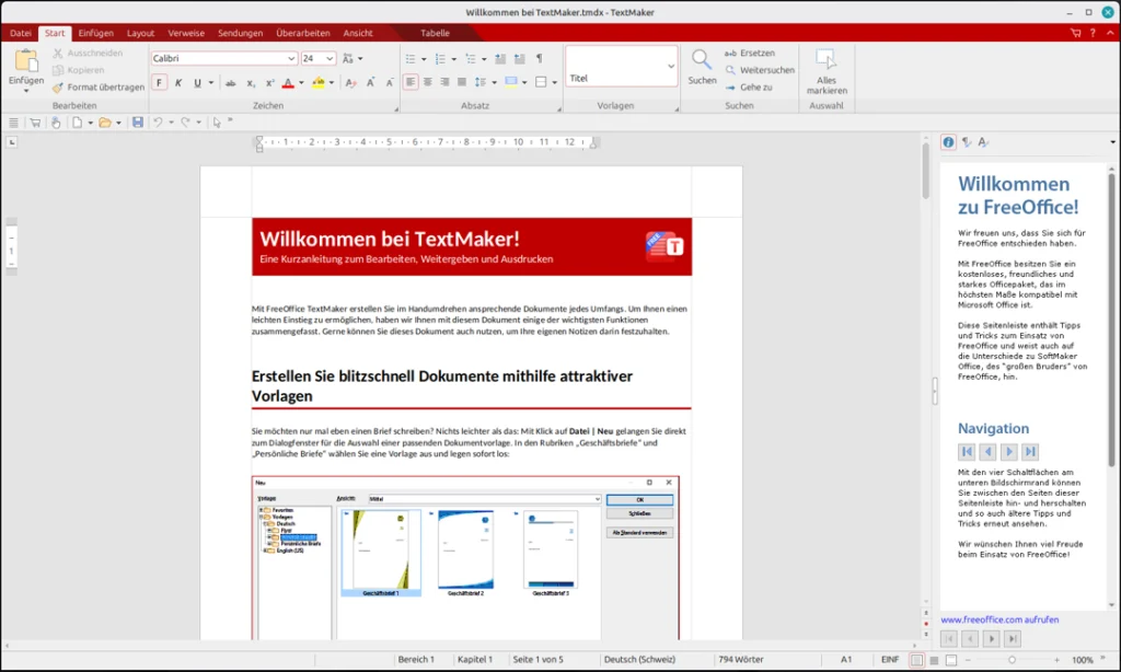 Das Softmaker oder FreeOffice könnte einen Datenschutz-konforme Alternative zu Microsoft Office sein.